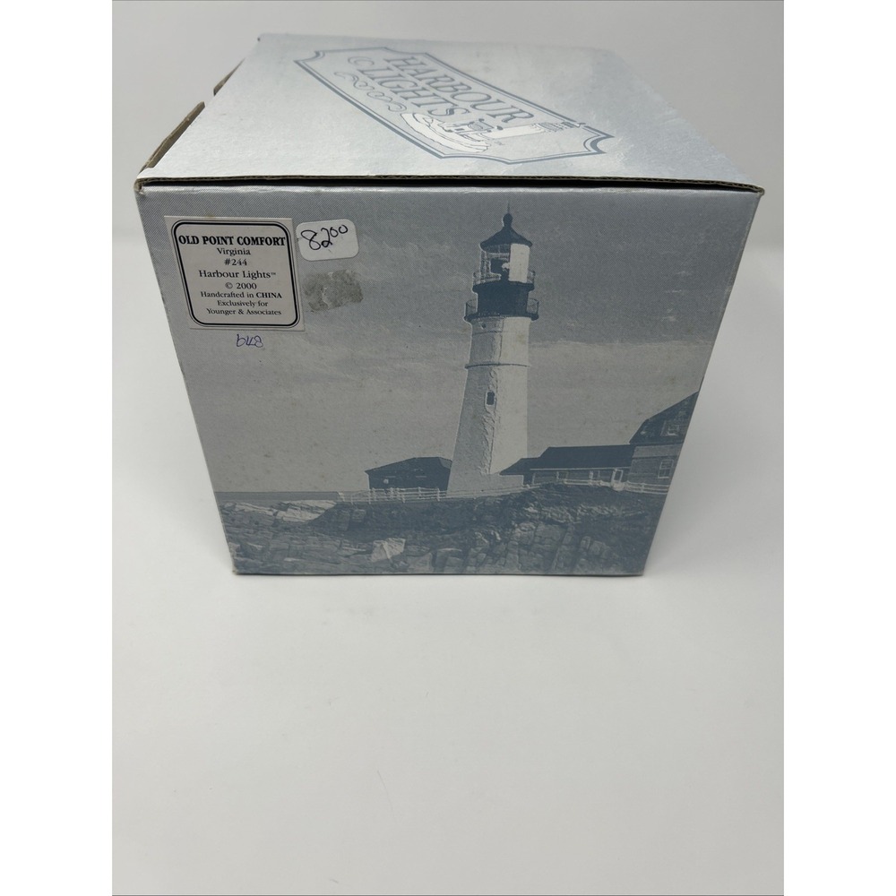 Harbour Lights Old Point Comfort Virginia #244 Lighthouse 2000 W/ Box - Picture 12 of 12
